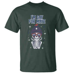 I Am Gay For Maye T Shirt Funny QB Sport Fan TS12 Dark Forest Green Print Your Wear