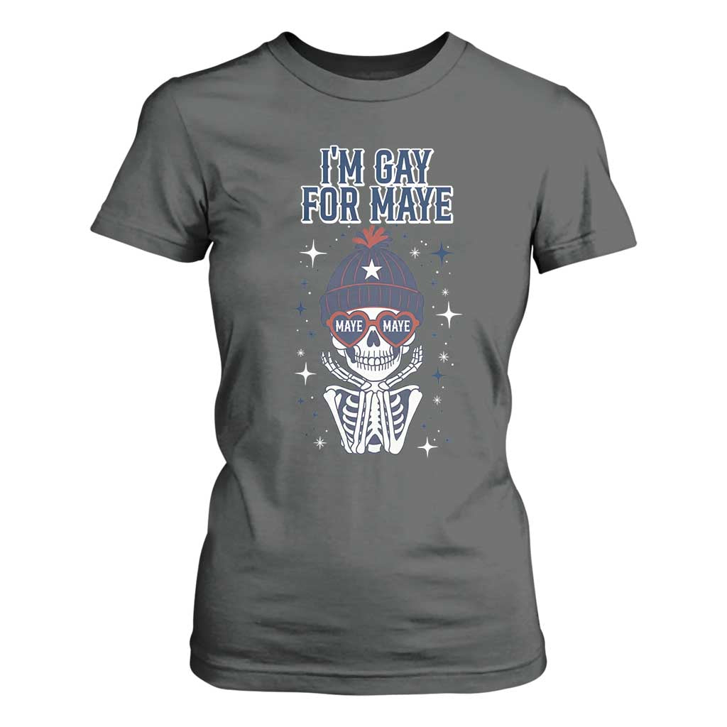 I Am Gay For Maye T Shirt For Women Funny QB Sport Fan TS12 Dark Heather Print Your Wear