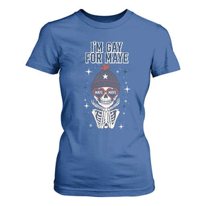 I Am Gay For Maye T Shirt For Women Funny QB Sport Fan TS12 Royal Blue Print Your Wear