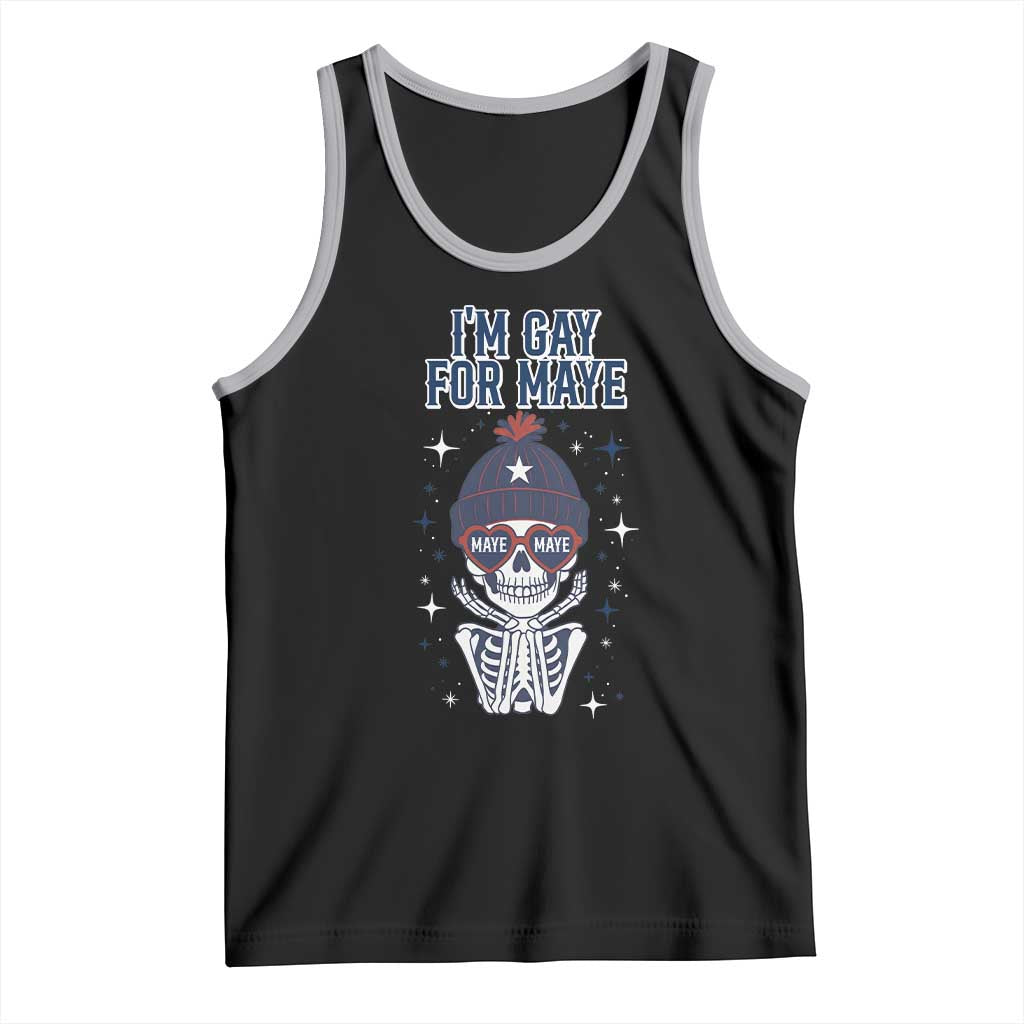 I Am Gay For Maye Tank Top Funny QB Sport Fan TS12 Black Athletic Heather Print Your Wear