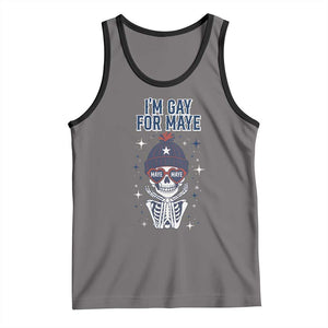 I Am Gay For Maye Tank Top Funny QB Sport Fan TS12 Deep Heather Black Print Your Wear