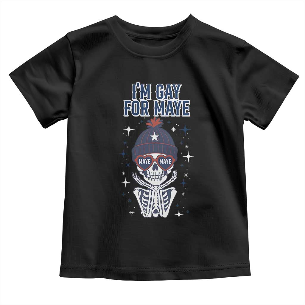 I Am Gay For Maye Toddler T Shirt Funny QB Sport Fan TS12 Black Print Your Wear