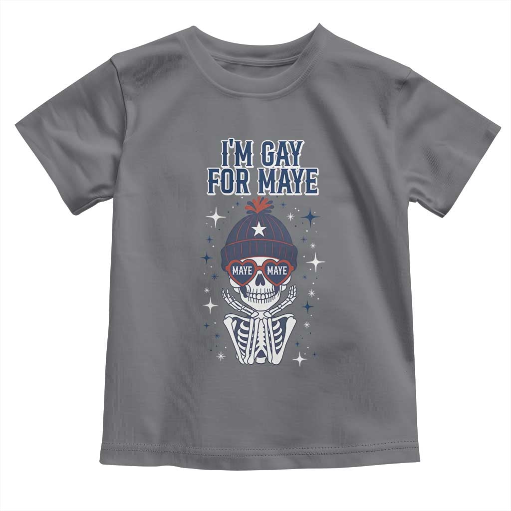 I Am Gay For Maye Toddler T Shirt Funny QB Sport Fan TS12 Charcoal Print Your Wear