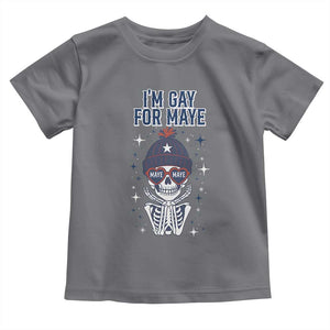 I Am Gay For Maye Toddler T Shirt Funny QB Sport Fan TS12 Charcoal Print Your Wear