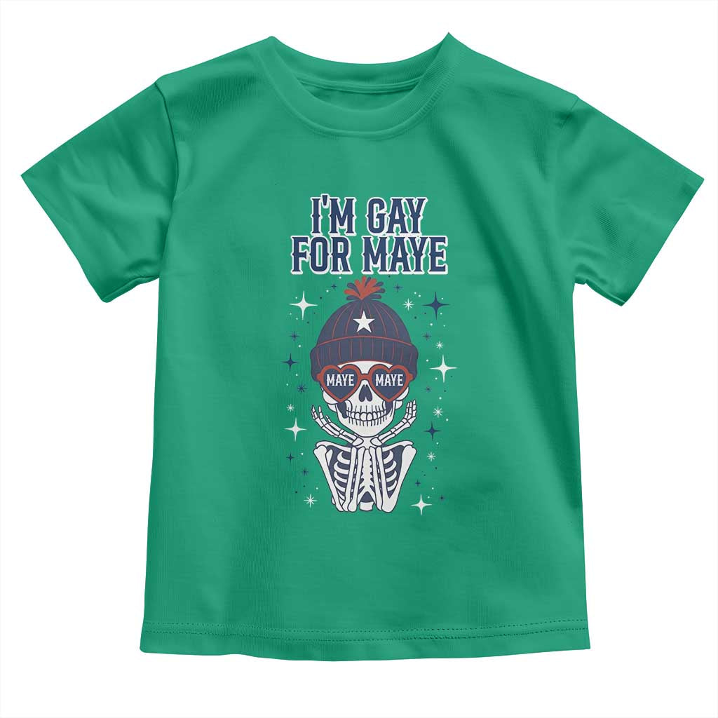 I Am Gay For Maye Toddler T Shirt Funny QB Sport Fan TS12 Irish Green Print Your Wear
