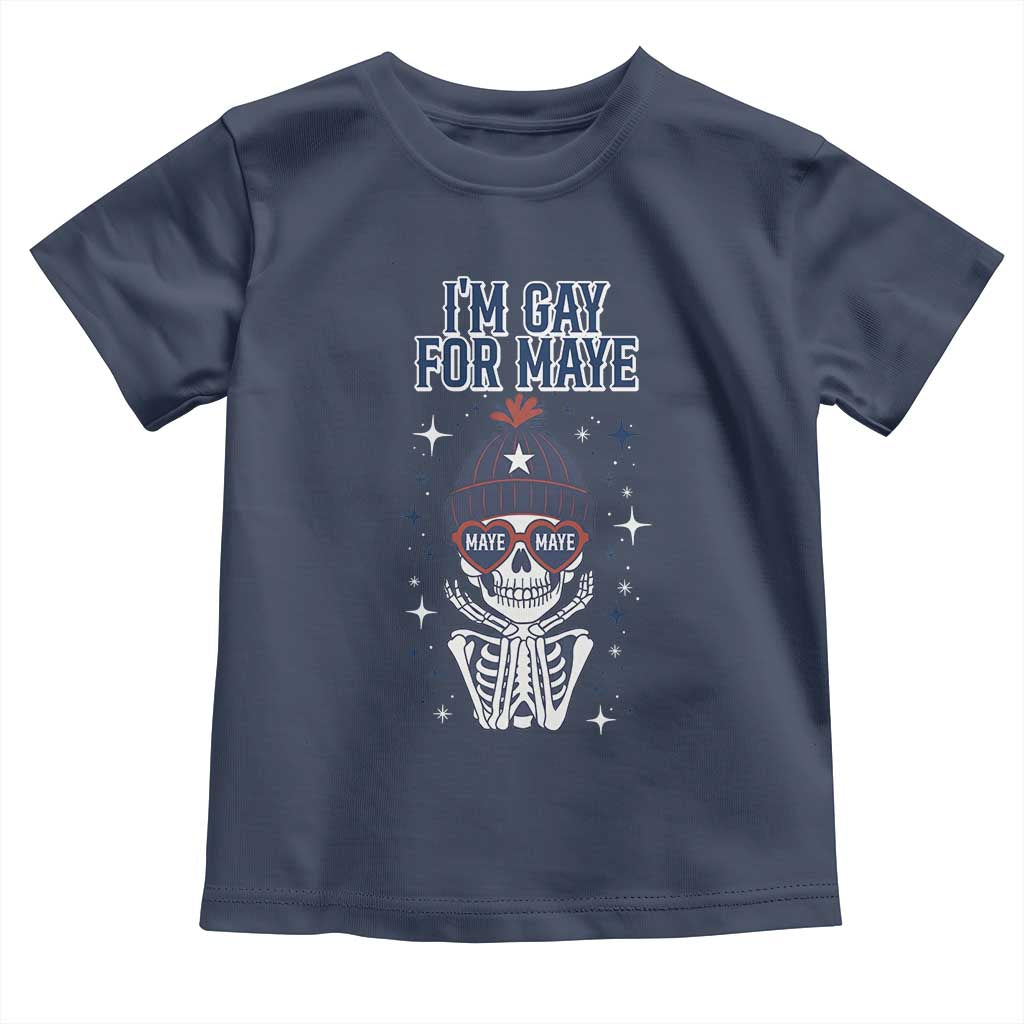 I Am Gay For Maye Toddler T Shirt Funny QB Sport Fan TS12 Navy Print Your Wear