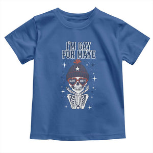 I Am Gay For Maye Toddler T Shirt Funny QB Sport Fan TS12 Royal Blue Print Your Wear