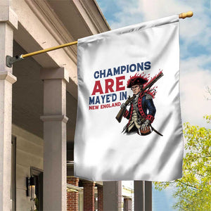 Champions Are Maye'd In NE Garden Flag Funny QB Sport Fan TS12 Print Your Wear