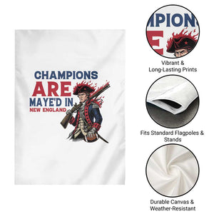Champions Are Maye'd In NE Garden Flag Funny QB Sport Fan TS12 Print Your Wear