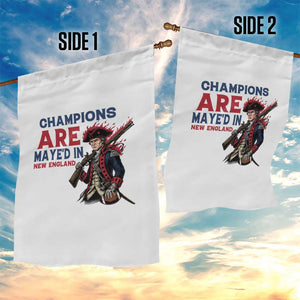 Champions Are Maye'd In NE Garden Flag Funny QB Sport Fan TS12 Print Your Wear