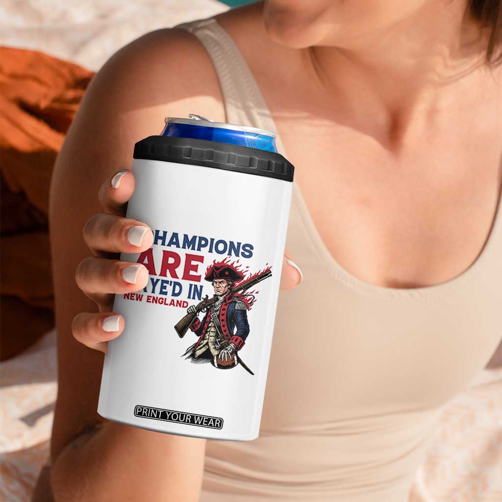 Champions Are Maye'd In NE 4 in 1 Can Cooler Tumbler Funny QB Sport Fan TS12 Print Your Wear