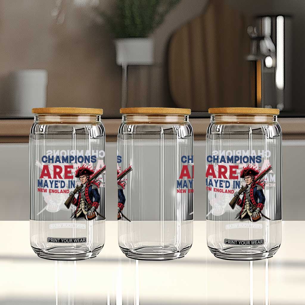 Champions Are Maye'd In NE Glass Can Funny QB Sport Fan TS12 Print Your Wear
