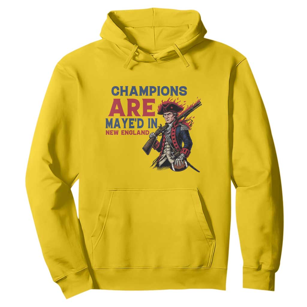 Champions Are Maye'd In NE Hoodie Funny QB Sport Fan TS12 Daisy Print Your Wear