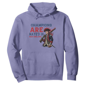 Champions Are Maye'd In NE Hoodie Funny QB Sport Fan TS12 Violet Print Your Wear