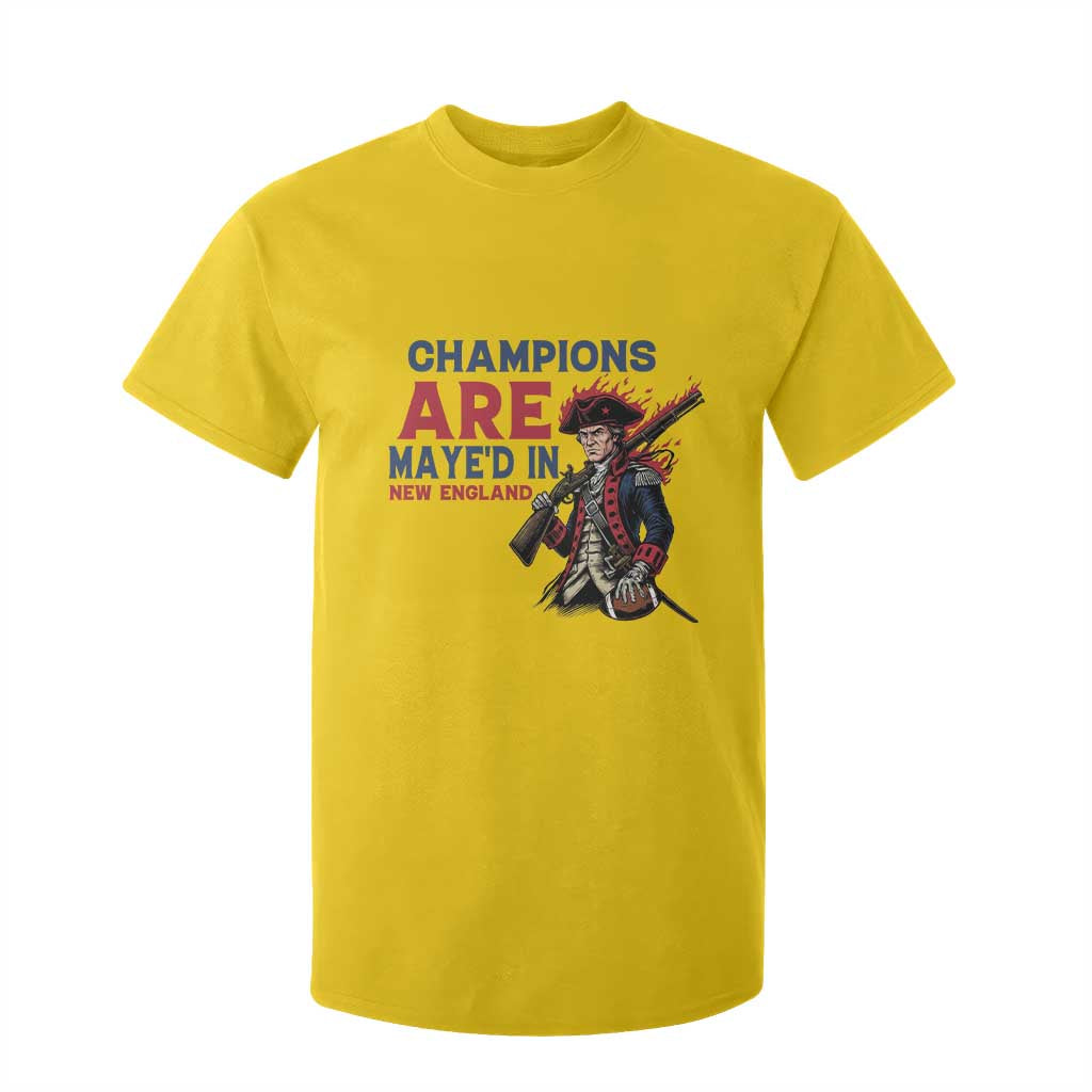 Champions Are Maye'd In NE T Shirt For Kid Funny QB Sport Fan TS12 Daisy Print Your Wear