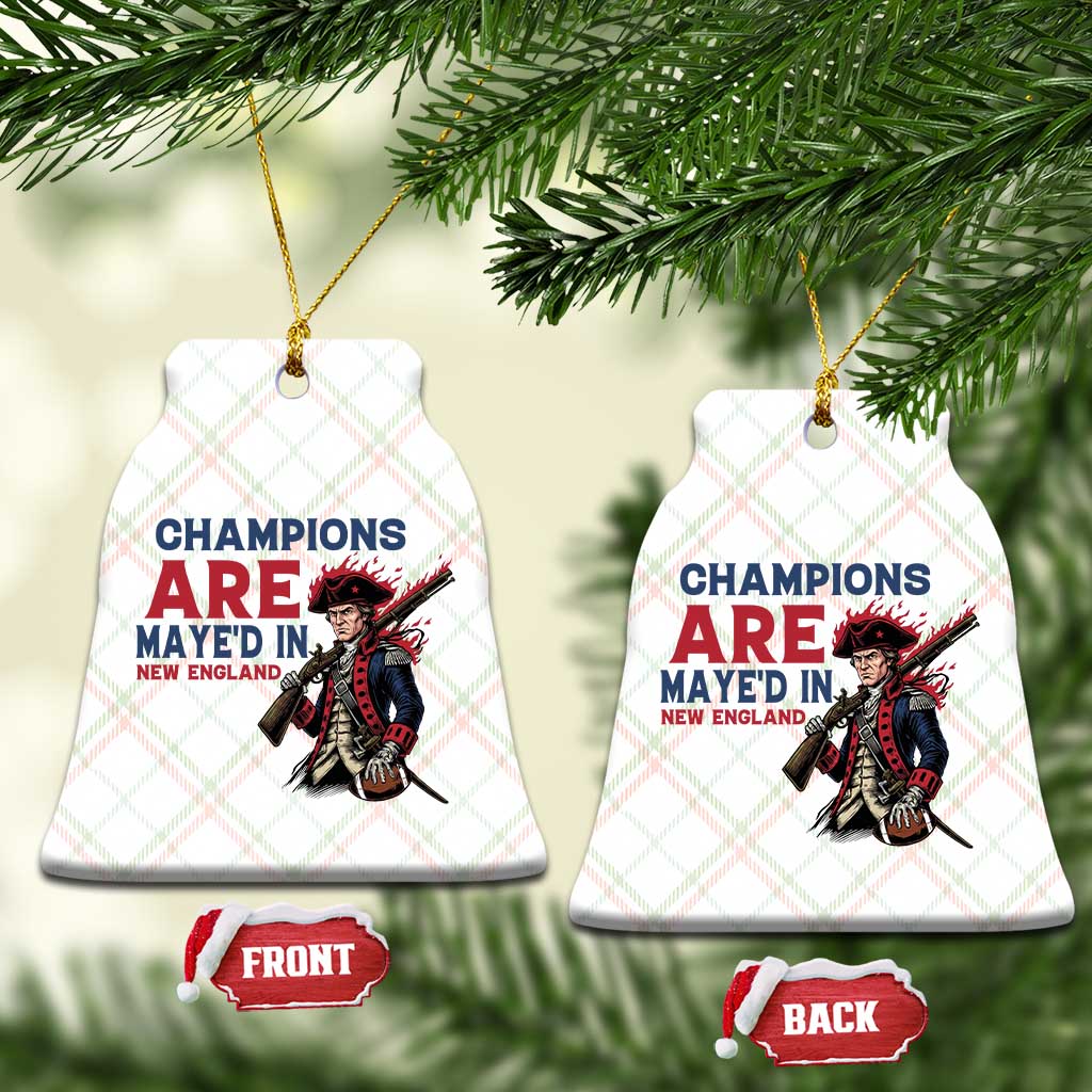 Champions Are Maye'd In NE Ceramic Ornament Funny QB Sport Fan TS12 Print Your Wear