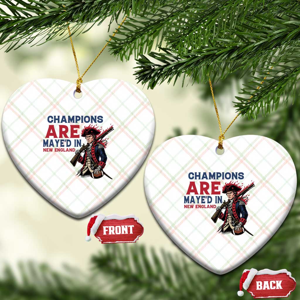 Champions Are Maye'd In NE Ceramic Ornament Funny QB Sport Fan TS12 Print Your Wear