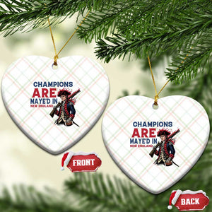 Champions Are Maye'd In NE Ceramic Ornament Funny QB Sport Fan TS12 Print Your Wear