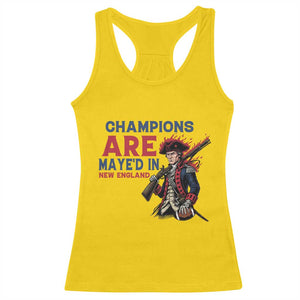 Champions Are Maye'd In NE Racerback Tank Top Funny QB Sport Fan TS12 Daisy Print Your Wear