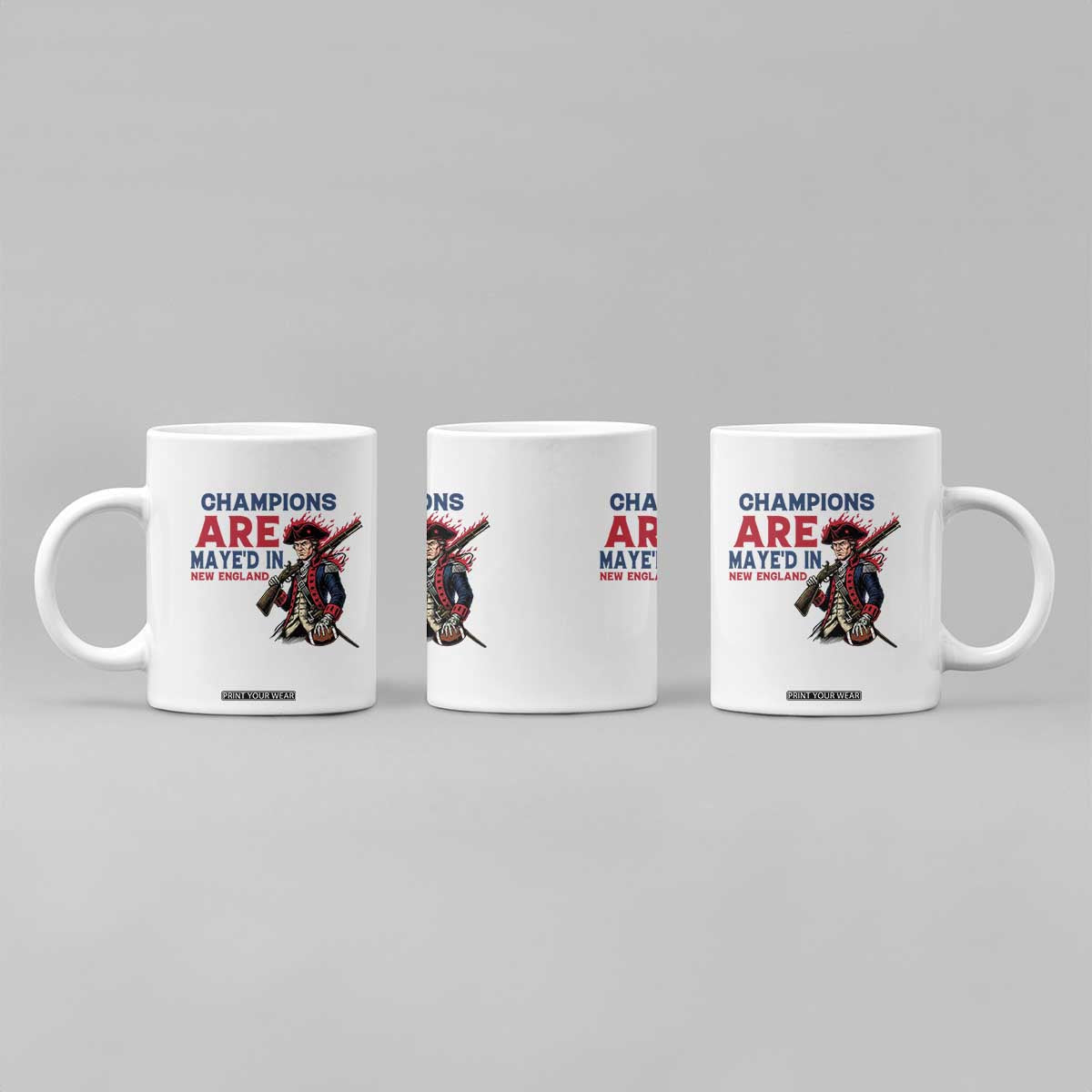 Champions Are Maye'd In NE Coffee Mug Funny QB Sport Fan TS12 Print Your Wear