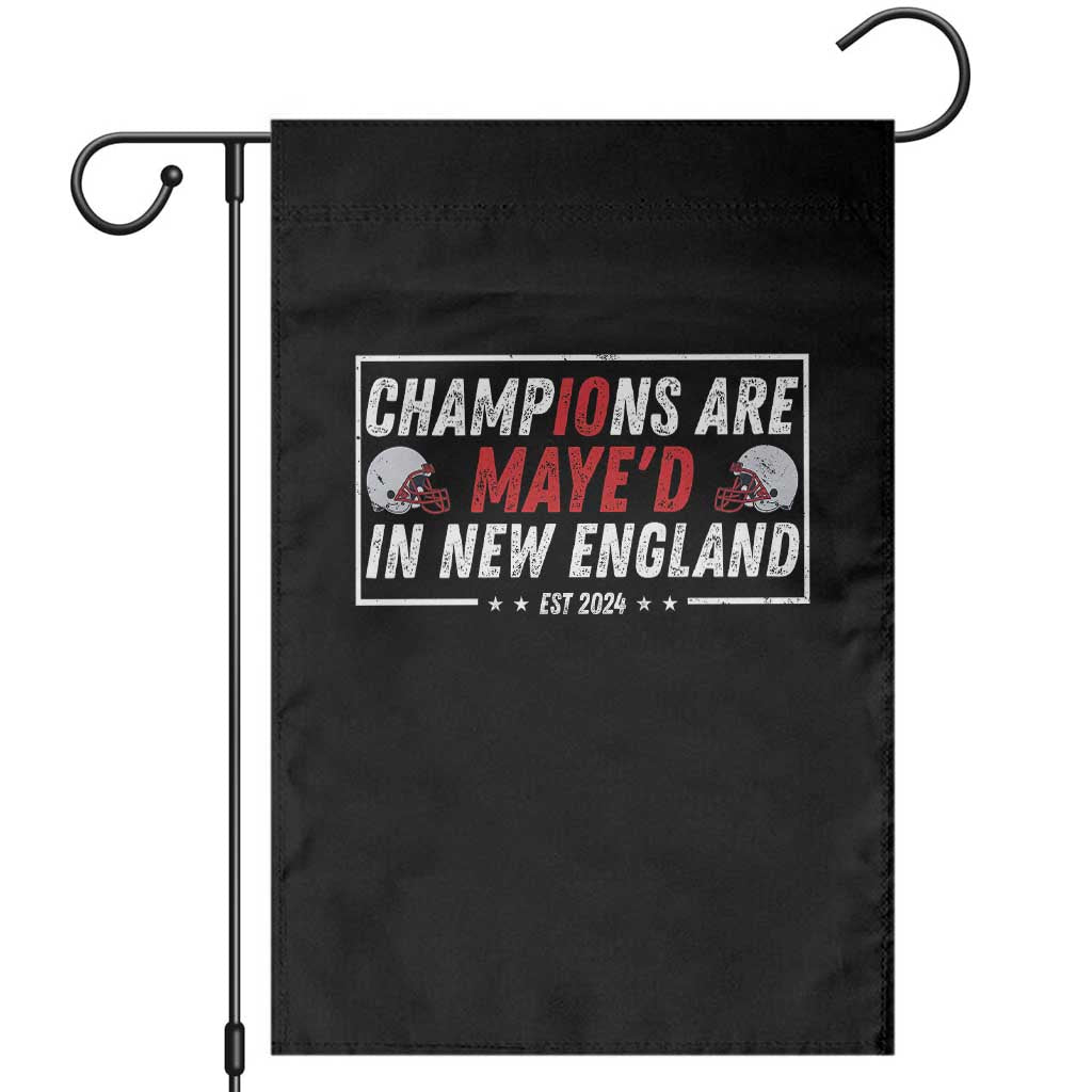 Champions Are Maye'd In NE Garden Flag FB Lover Gift TS12 Black Print Your Wear