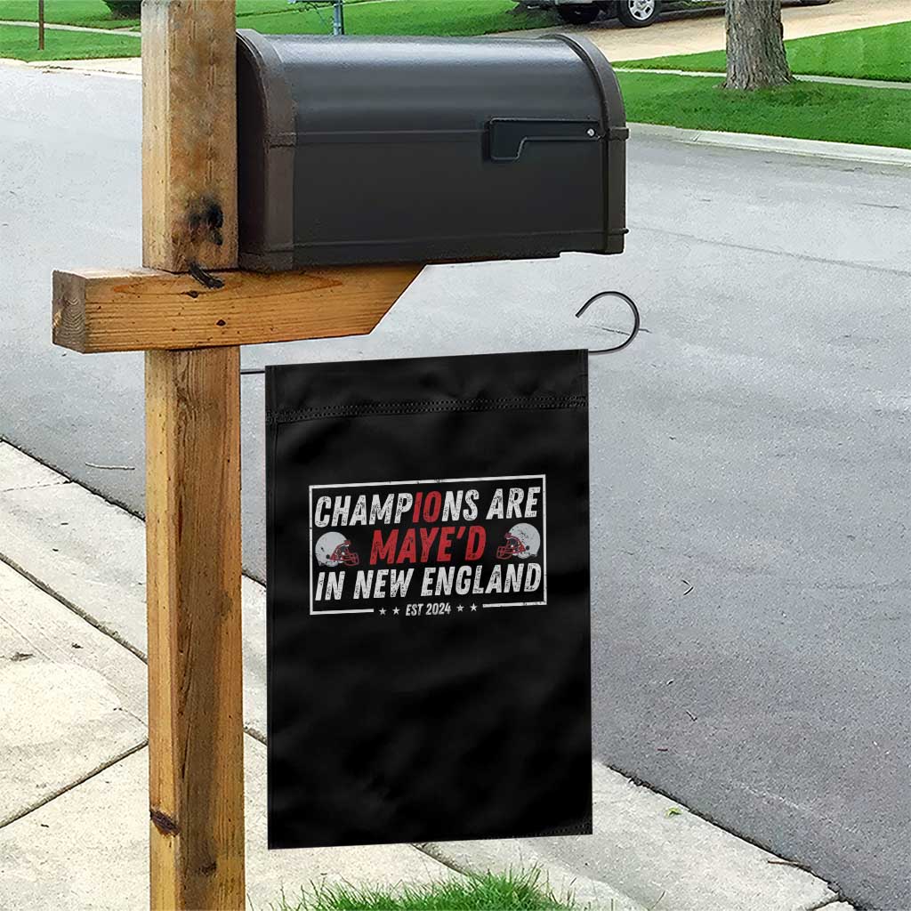 Champions Are Maye'd In NE Garden Flag FB Lover Gift TS12 Print Your Wear