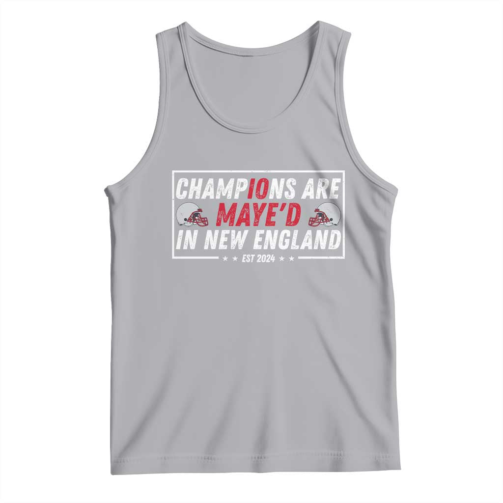 Champions Are Maye'd In NE Tank Top FB Lover Gift TS12 Athletic Heather Print Your Wear