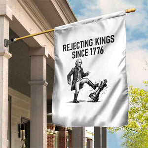 Rejecting Kings Since 1776 Garden Flag Funny George Washington TS12 Print Your Wear
