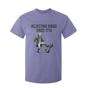 Rejecting Kings Since 1776 T Shirt For Kid Funny George Washington TS12 Violet Print Your Wear