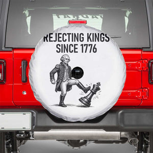 Rejecting Kings Since 1776 Spare Tire Cover Funny George Washington TS12 White Print Your Wear