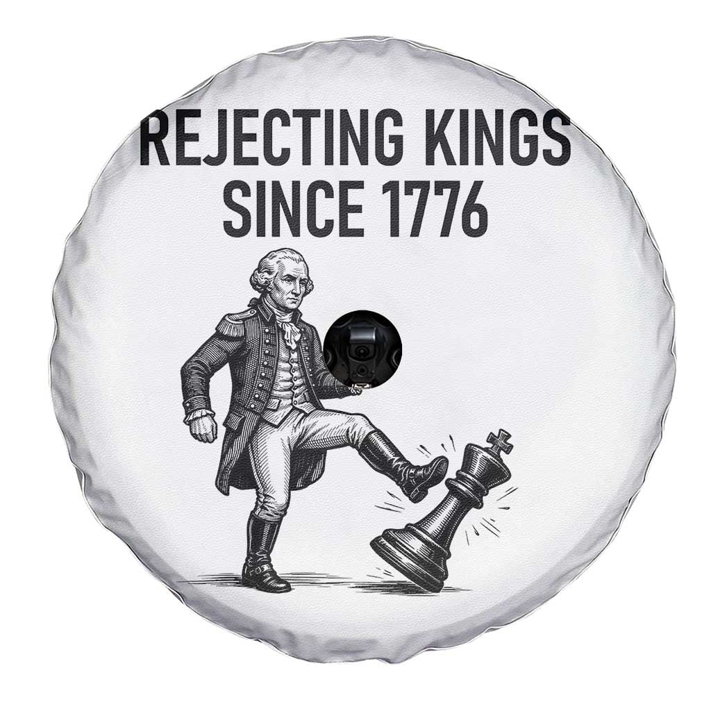 Rejecting Kings Since 1776 Spare Tire Cover Funny George Washington TS12 Print Your Wear