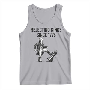 Rejecting Kings Since 1776 Tank Top Funny George Washington TS12 Athletic Heather Print Your Wear