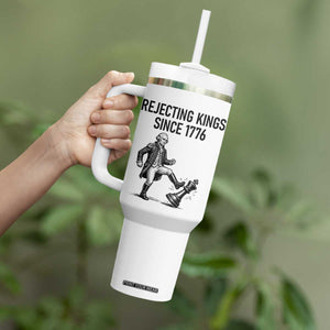 Rejecting Kings Since 1776 Tumbler With Handle Funny George Washington TS12 Print Your Wear