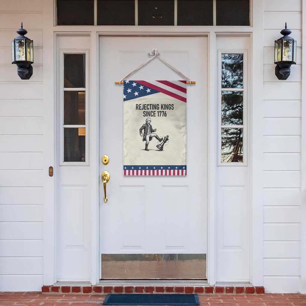 Rejecting Kings Since 1776 Garden Flag Funny George Washington TS12 Print Your Wear
