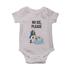 Funny George Washington Political Anti Ice Gift Baby Onesie TS12 Ice Gray Print Your Wear