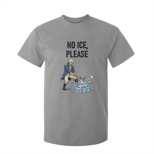 Funny George Washington Political Anti Ice Gift T Shirt For Kid TS12 Sport Gray Print Your Wear
