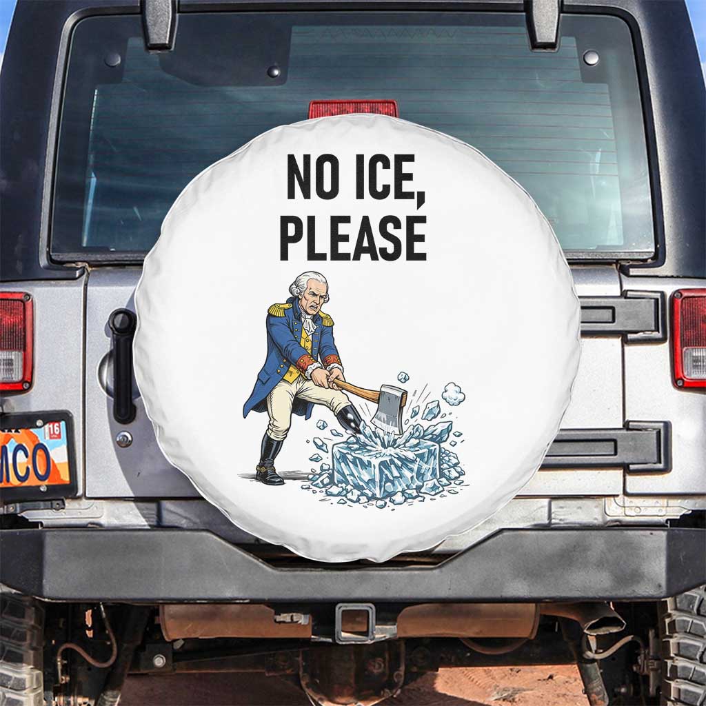 Funny George Washington Political Anti Ice Gift Spare Tire Cover TS12 No hole White Print Your Wear
