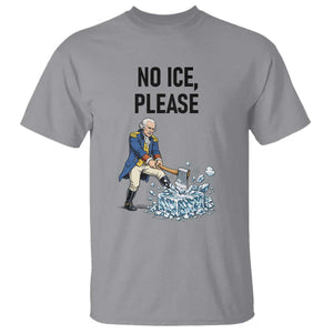 Funny George Washington Political Anti Ice Gift T Shirt TS12 Sport Gray Print Your Wear