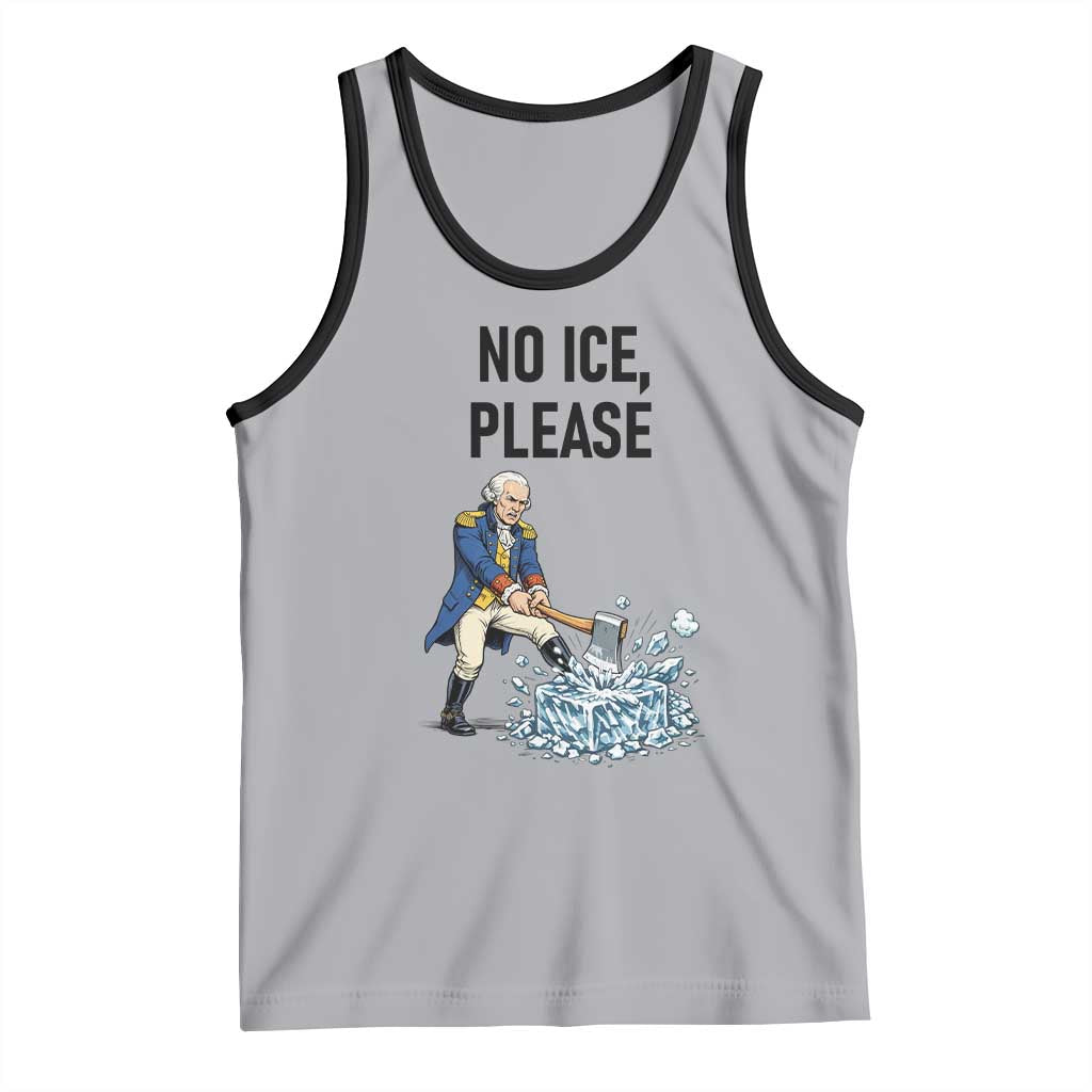 Funny George Washington Political Anti Ice Gift Tank Top TS12 Athletic Heather Black Print Your Wear