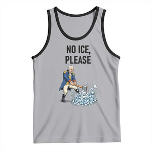 Funny George Washington Political Anti Ice Gift Tank Top TS12 Athletic Heather Black Print Your Wear