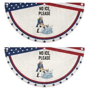 Funny George Washington Political Anti Ice Gift Patriotic Fan Flag