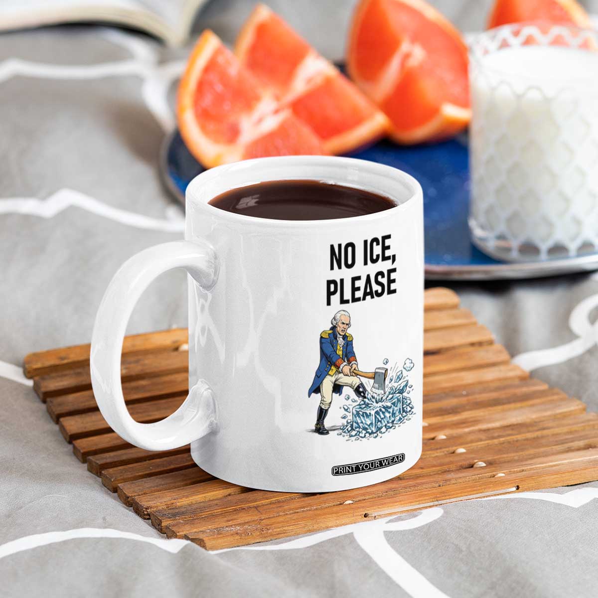 Funny George Washington Political Anti Ice Gift Coffee Mug TS12 Print Your Wear