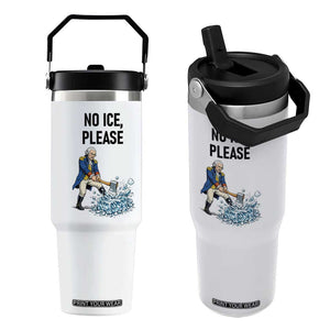 Funny George Washington Political Anti Ice Gift Flip Straw Tumbler TS12 One Size: 30 oz White Print Your Wear