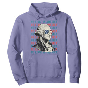 Funny George Washington Protest Hoodie No Kings In America TS12 Violet Print Your Wear