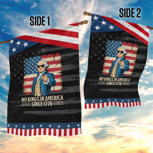 Patriotic George Washington Garden Flag No Kings In America TS12 Print Your Wear