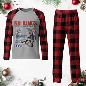 No Kings Since 1776 George Washington Plaid Pajama Set Political Humor Gift TS12 Buffalo Plaid Print Your Wear