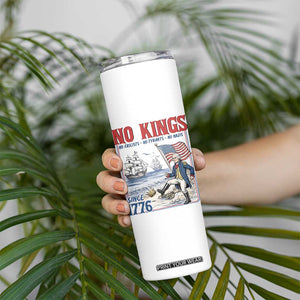 No Kings Since 1776 George Washington Skinny Tumbler Political Humor Gift TS12 Print Your Wear