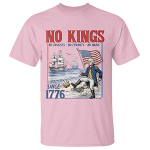No Kings Since 1776 George Washington T Shirt Political Humor Gift TS12 Light Pink Print Your Wear