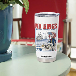 No Kings Since 1776 George Washington Tumbler Cup Political Humor Gift TS12 Print Your Wear