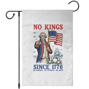 American Patriot George Washington No Kings Garden Flag Political Humor Gift TS12 White Print Your Wear